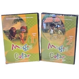Magic Cellar Volume 1 + 2 English Part Set Of 2 DVD's (1 New) African Culture